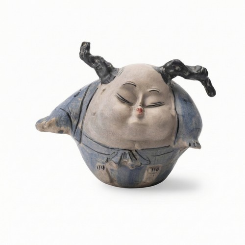 Statuetta ragazza smaltato - di,