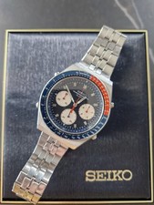 Orologio Seiko 7a28 7100 Cronografo Chrono Vintage Pepsi quarzo quartz JDM 1983