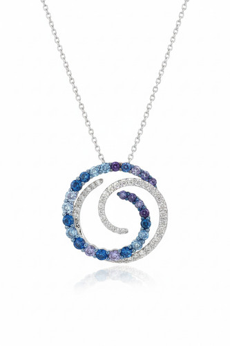Collana fantasia con zaffiri - collana,