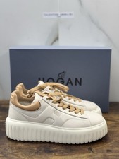 Hogan H Stripes Sneaker Pelle Bianca Zeppa   Memory Foam Scarpa Hogan Donna 38.5