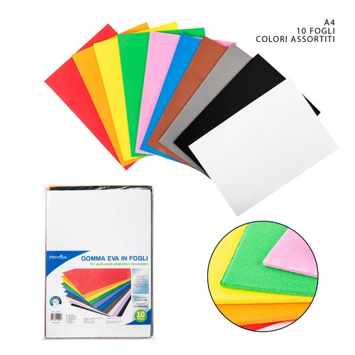 Gomma eva carta - gomma, crepla