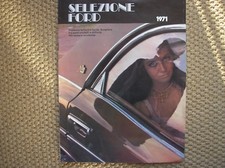 	 FORD PRODUZIONE 1971 MUSTANG CAPRI TAUNUS 17 20 26 M BROCHURE ORIGINALE ITALIA