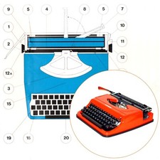 Macchina da scrivere Antares