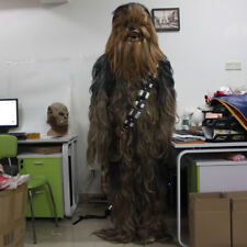 Costume vestito fantasia Star Wars Chewbacca cosplay Halloween Chewie set completo adulto