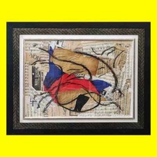 quadro tecnica mista su tela