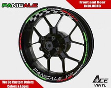 DUCATI Panigale V2 Decalcomanie Ruota Cerchi Adesivi Set 1199 899 V4 V4S