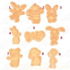 Cookie cutter bing set 9 pezzi formina tagliabiscotti compleanno