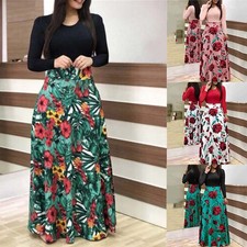 Abito Splice Floreale Maxi