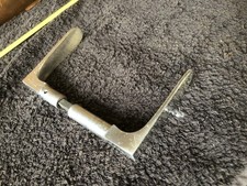 ANTICA MANIGLIA VINTAGE IN ALLUMINIO  PER PORTA INTERNA