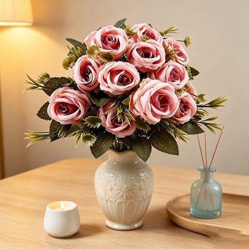 Artificial flowers silk - silk, rose
