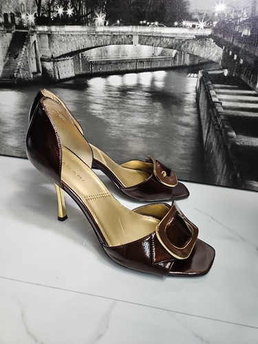 Scarpe tahari marrone lucido - scarpe,