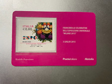 2015 Tessera Filatelica Esposizione Universale Milano EXPO 2015