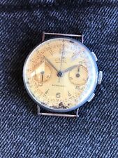 Nimer Chronograph Movement Valjoux 22 Not Working For Parts Repair Watch Vintage