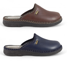 TIGLIO ciabatte  uomo invernali PLANTARE ESTRAIBILE pantofole pelle calde