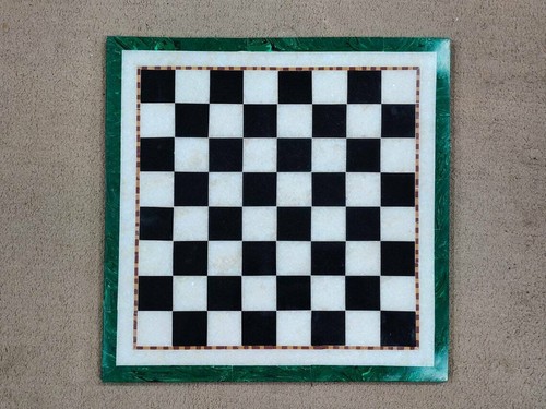 Gioco scacchi marmo nero - scacchi, in