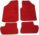 Citroen C2 Tappetini Auto Su misura Rosso su misura