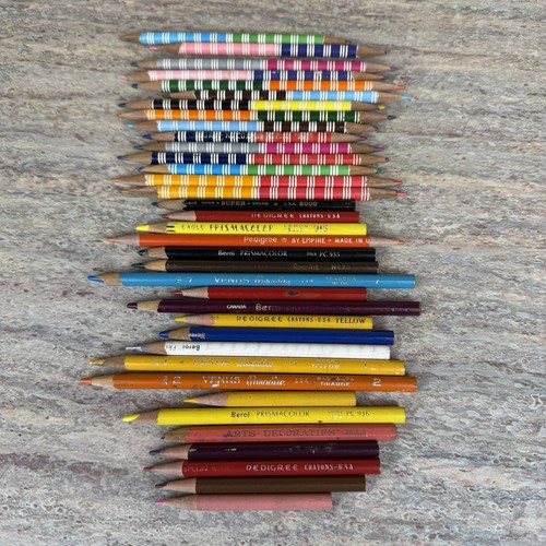 Lotto matite colorate vintage - lotto,