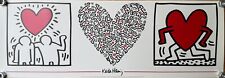Keith Haring (after)- Poster - Trittico Amore 2 - BID NOW ! OFFRI ORA