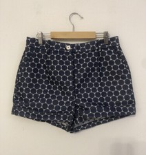 D&G DOLCE&GABBANA Shorts bianco blu ricamo palline Tg  IT 44