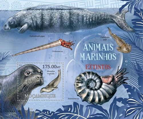 Mozambico 2012 mnh animali - -,