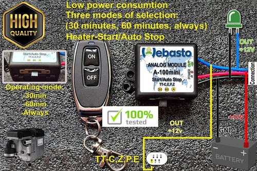 Webasto 100mini controller - webasto, a-100mini