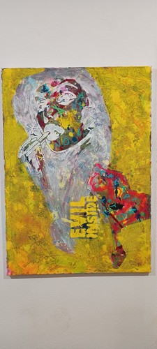 Quadro astratto dipinto - , mano