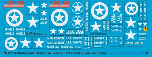 Decalcomanie peddinghaus 35 - decalcomanie, 1/35