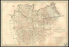CARTA GEOGRAFICA ANTICA 1700