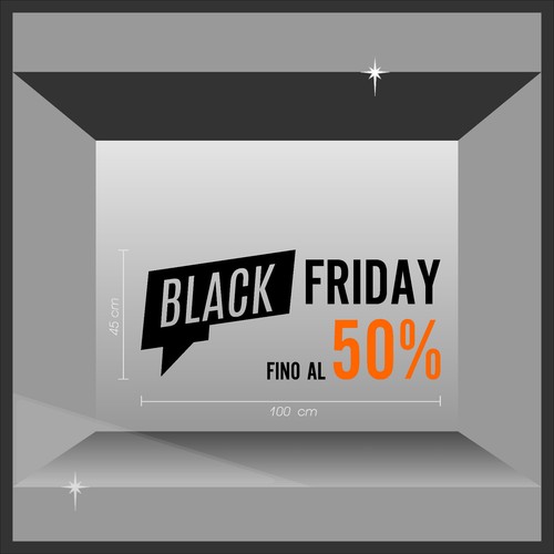 Vetrofanie adesivi saldi black - adesivi,