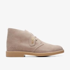 CLARKS POLACCHINO DA UOMO IN CAMOSCIO DESERT BOOT EVO SAND SUEDE BEIGE Donna