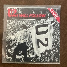U2 ‎– I Will Follow (Live) (1982) Dutch 2 track Vinyl 7" Near Mint/Near Mint