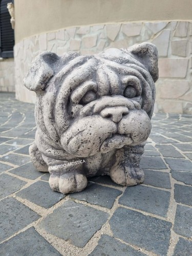 Statua cane bulldog inglese - cane,