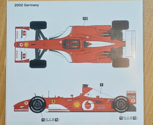 F2002 set completo - 1/12,
