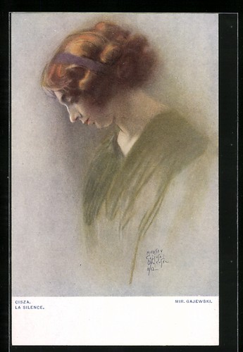 Cartolina artista firmata a - cartolina, firmata.