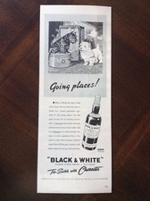 1940 vintage original ad Black