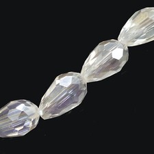 Perle di vetro sfaccettate