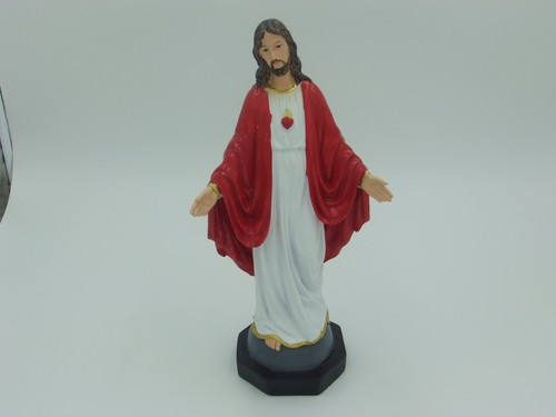 Statua sacro cuore - gesù, 8"