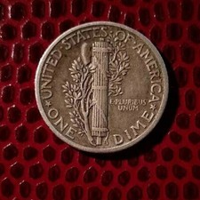 one mercury dime 1941 - stati uniti usa - moneta argento - rara antica