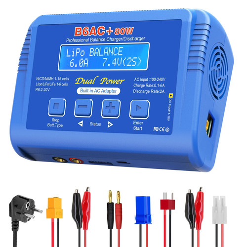 Carica batterie imax 80w - batterie, b6