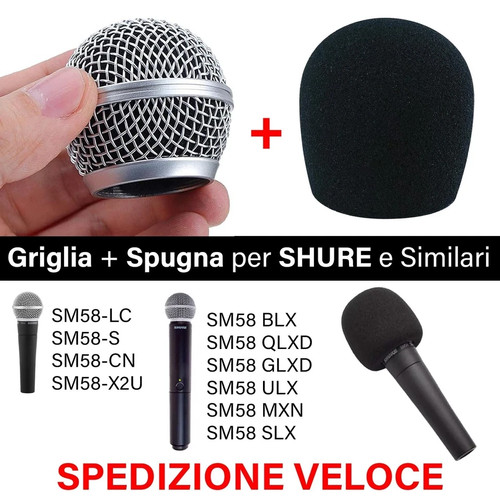 Griglia per shure - per, sm58