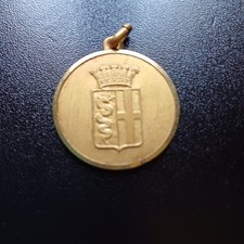 Medaglia Italiana Gruppo Cinofilo Milanese Mm32 Lotto SC9 Con Appicagnolo 