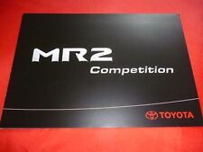 TOYOTA MR2 MR 2 W3 "Competition" Modello Speciale Brochure Depliant 2002