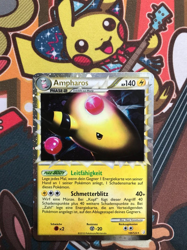 Carte pokemon ampharos 105 - pokemon, 105/123