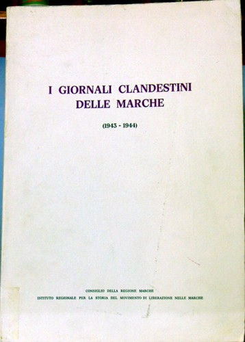 Libro giornali clandestini - libro, i