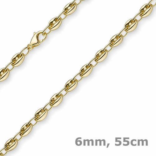 Collana ancoraggio 6mm oro - ancoraggio, in
