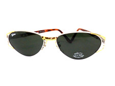 occhiali da sole uomo made italy vintage anni 90 metallo donna ovali oro Elisa