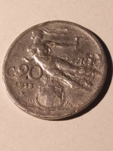 Centesimi librata 1913 con - 20,