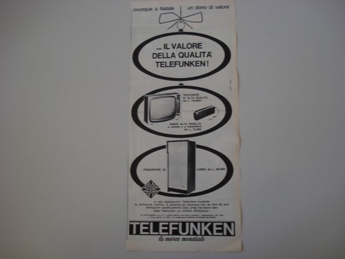 Advertising pubblicità 1963 - advertising,