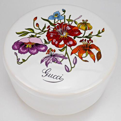 Vintage gucci flora - flora, lidded