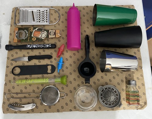 Set barman cocktail shaker - barman, kit